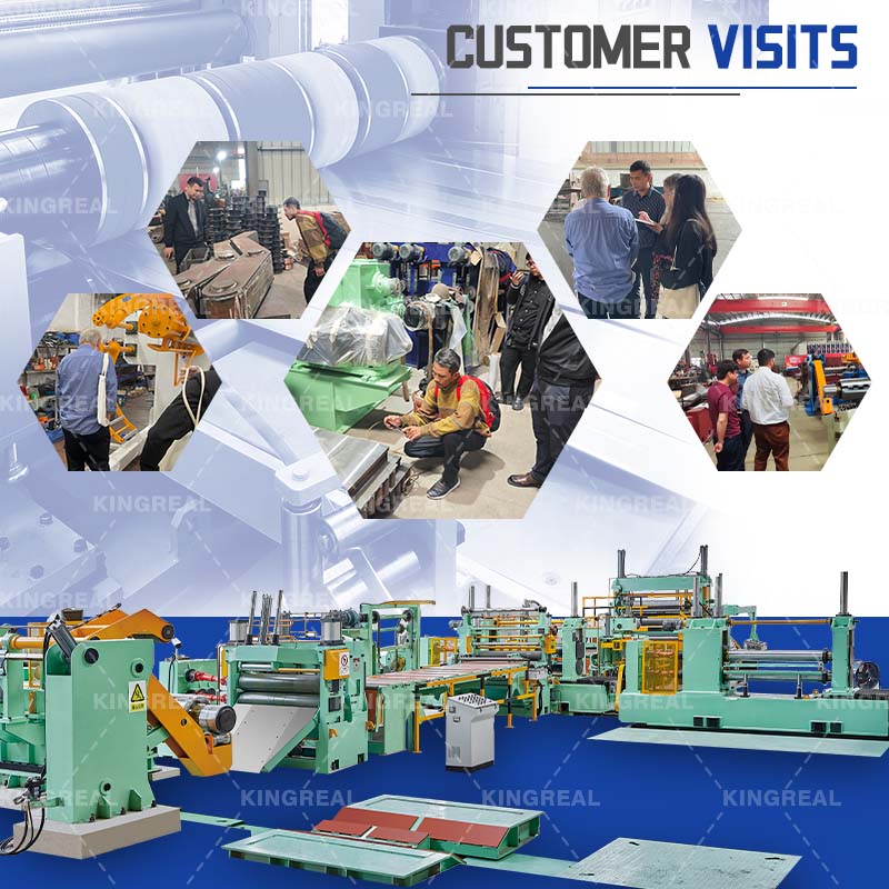 Kingreal Steel Slitter's Offline Factory Besuch Service