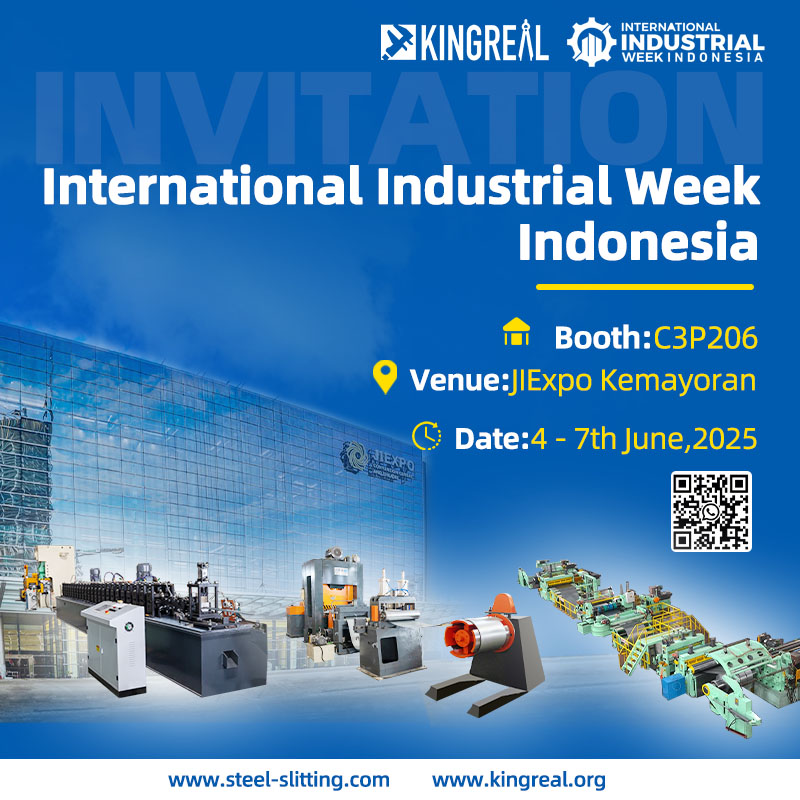 Kingreal Steel Slitter begrüßt Sie in IIW Indonesien
