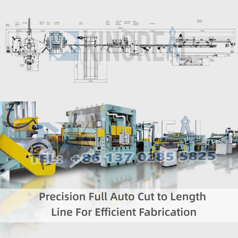Präzise, ​​vollautomatische Zuschnittlinie für eine effiziente Fertigung
