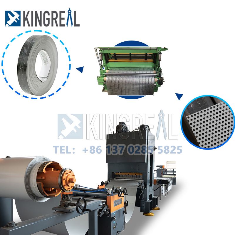 Perforierte Spulenschneidemaschine aus Aluminium