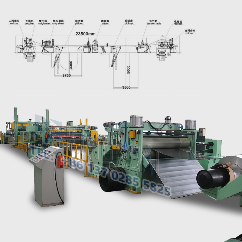 Hochgeschwindigkeits-Stahlspulenschneidemaschine