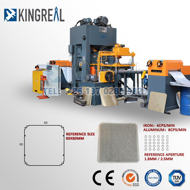 Perforationslinie für Metalldeckenplatten